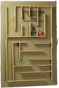 Cardboard maze