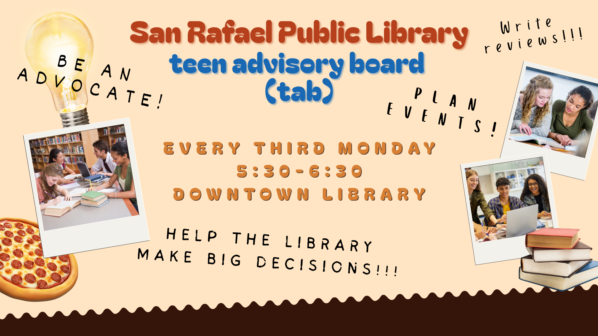 SRPL Teen Advisory Board