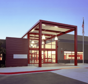 Exterior of the Pickleweed Library