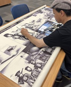 Local Artist Evri Kwong - Angel Island is the Ellis Island of the West Coast, NOT! @ City Hall Council Chambers