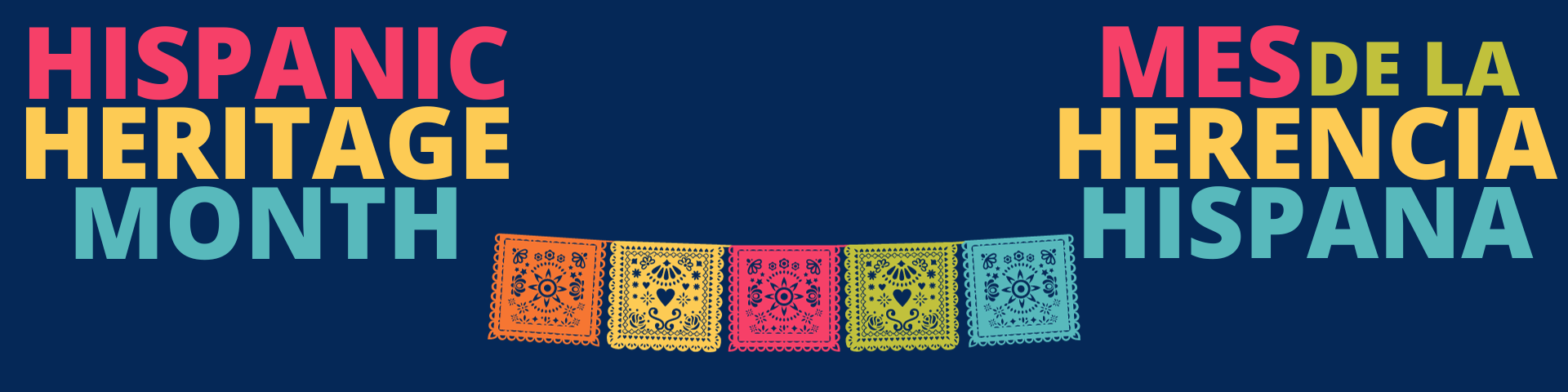 Hispanic Heritage Month. Mes de la herencia hispana.