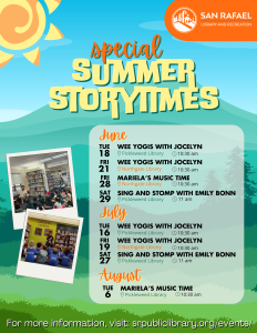 Summer Storytimes 2024