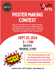 Poster Making Contest for United Against Hate Week @ 4th Street Pop-Up Library