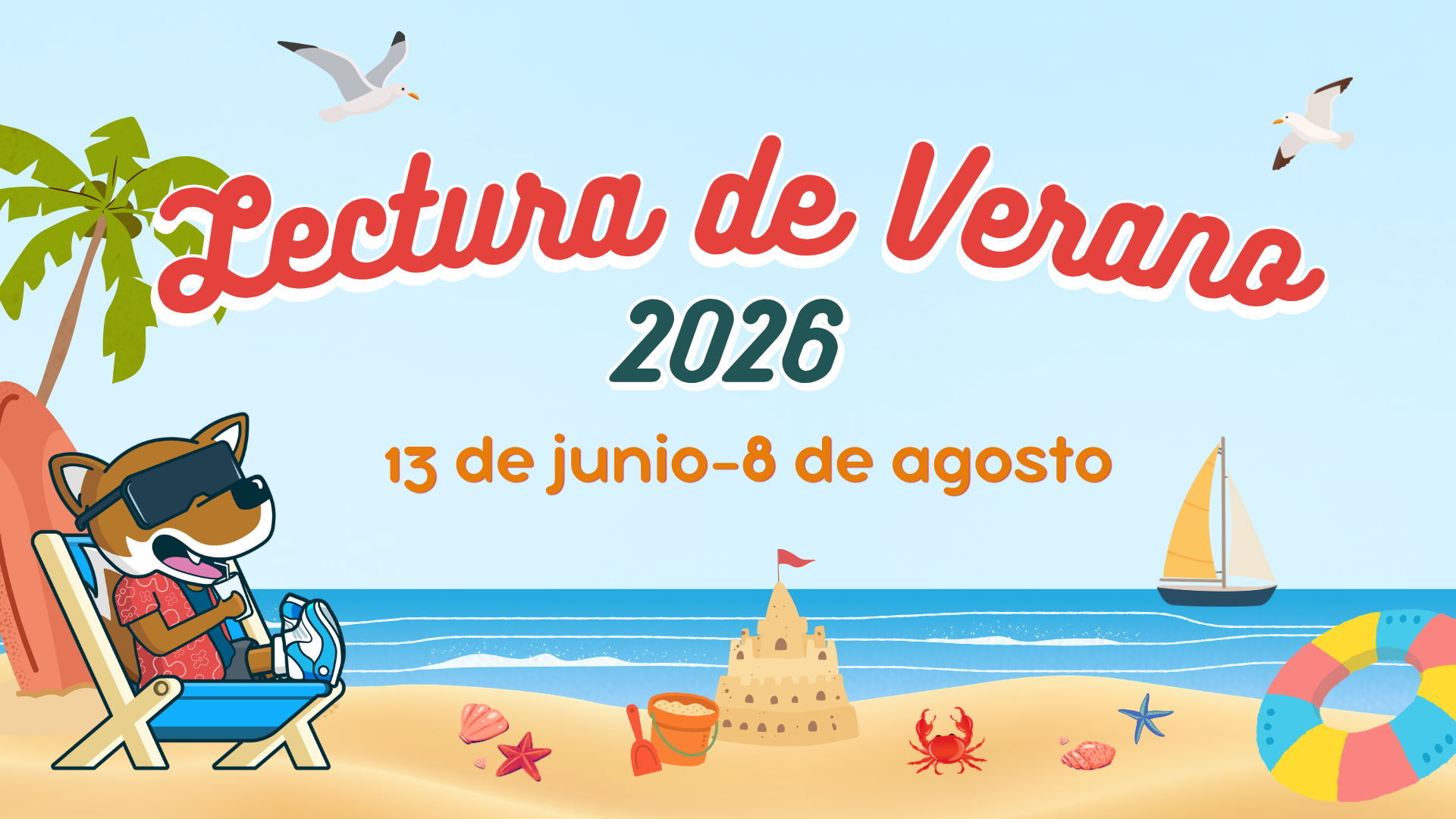 Lectura de Verano 2026 13 de junio al 8 de agosto