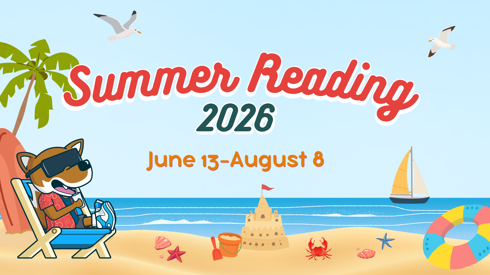 Summer Reading 2026 June 13-August 8